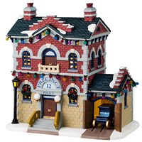 Lemax Precinct 12 Police LED Christmas Building with Adaptor (45249-UK)