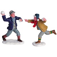 Lemax Snowball Fun Set Of 2 Christmas Figurines (62308)