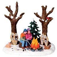Lemax Staying Warm Battery Operated Christmas Table Piece (04224)
