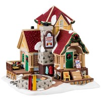 Lemax Sunny Springs Lodge LED Christmas Building With Adaptor (45229-UK)