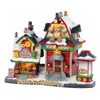 Lemax Teddy Bear Factory LED Christmas Building With Adaptor (55312-UK)