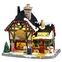 Lemax The Creative Cottage LED Christmas Building with Adaptor (55354-UK)