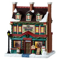 Lemax The Five Pence Shoppe LED Christmas Building with Adaptor (55344-UK)