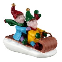 Lemax Toboganning Figurine (62624)