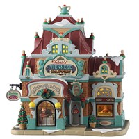 Lemax Valerie's Viennese Pastry LED Christmas Building with Adaptor (55345-UK)