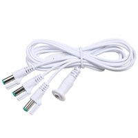 Lemax White Expansion Cable Type-L To Type-U X 3 For Lemax Christmas Villages (44340)