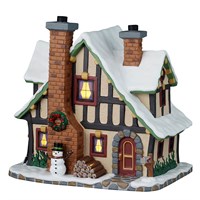 Lemax Winter Holiday Lodge LED Christmas Building With Adaptor (55339-UK)