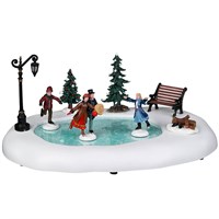 Lemax Winter Skating Battery Operated Christmas Table Piece (94024)