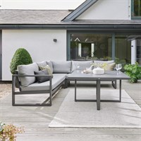 LIFE Orleans Corner Outdoor Garden Furniture Set