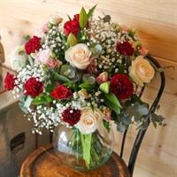 Love and Romance Hand Tied Floral Bouquet