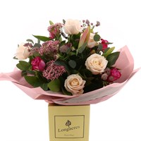 Lovely Avalanche and Lily Hand Tied Floral Bouquet