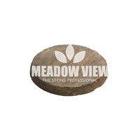 Meadow View Bronte Round Stepping Stone Weathered Buff 300mm (X6110)