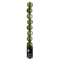 Mica Dark Green Unbreakable Christmas Baubles (10 Pack of 6cm) (1182034)