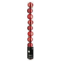 Mica Red Unbreakable Christmas Baubles (10 Pack of 6cm) (1182030)