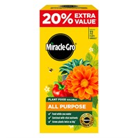 Miracle-Gro All Purpose Soluble Plant Food 1kg + 20% Extra (121486)