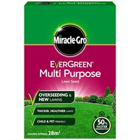 Miracle-Gro Evergreen Multi Purpose Lawn Grass Seed 28m2 (119614)