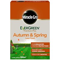 Miracle-Gro Evergreen Premium Plus Autumn & Spring Lawn Food 100m2 (119674)