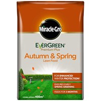 Miracle-Gro Evergreen Premium Plus Autumn & Spring Lawn Food 400m2 (119673)