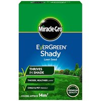 Miracle-Gro Evergreen Shady Lawn Grass Seed 14m2 (119621)