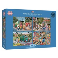 Mitchell's Mobile Shop 4 x 500 Jigsaw Puzzles Gibsons Games (G5040)