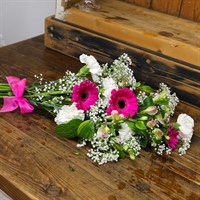 Mother's Day Carnation Pink Flower Wrap Floral Arrangement