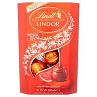 Lindt Lindor Blood Orange Chocolates Truffles 200g