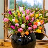 Mother's Day Spring Carnival Hand Tied Floral Bouquet