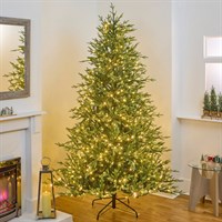 National Tree 2m (6.5ft) Greensburg Fir Pre Lit Artificial Christmas Tree (PEGR-307DB-65)
