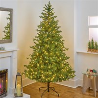 National Tree 2m (6.5ft) Hartford Fir Pre Lit Artificial Christmas Tree (PEHRT-307LB-65)