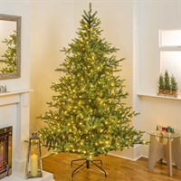 National Tree 2m (6.5ft) Jamestown Fir Pre Lit Artificial Christmas Tree (PEJT-307DB-65)
