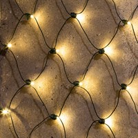 Noma 160 Fit & Forget Warm White LED Net Battery Christmas Lights (6826181)