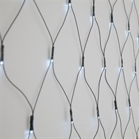 Noma 160 Fit & Forget White LED Net Battery Christmas Lights (6826183)