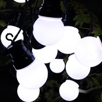 Noma 20 White Traditional Festoon Christmas Lights (2522045NG)