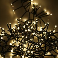 Noma 360 Fit & Forget Warm White LED Cluster Battery Christmas Lights (6826178)