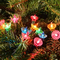 Noma 40 Multicolour Retro LED Pickwick String Christmas Light (2523077)