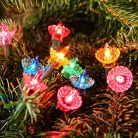 Noma 80 Multi Colour LED Pickwick Retro Vintage String Christmas Lights (2523078)