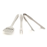 Outback Stainless Steel 3 Piece BBQ Tool Set Accessories (OUT370184)