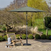 Pacific Lifestyle Olive 2.5m Riva Round Garden Parasol