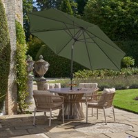 Pacific Lifestyle Olive 3m Riva Round Garden Parasol