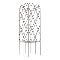 Panacea 50 inch Rustic Heirloom Folding 4 Panel Tomato Tower (90145)