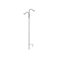 Panacea Black Double Offset Shepherd's Hook - 84 Inches (89032)