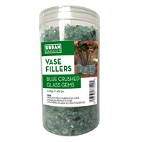 Panacea Blue Crushed Glass Decorative Accents 90g Jar (77529)
