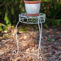 Panacea French Country Scroll Plant Stand (83374)
