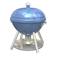 Panacea Kettle Grill Mini Wild Bird Feeder In Blue (26238)