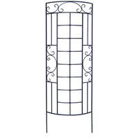 Panacea Romantic Curved Trellis - Black (89677)