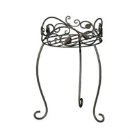 Panacea Scroll & Ivy Single Plant Stand - 16.5' (89171)