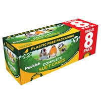 Peckish Complete Wild Bird Food Suet Cake 8 Pack (60051310)