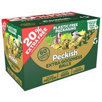 Peckish Extra Goodness Energy Ball Wild Bird Food 50 + 20% Extra Free (60051316)