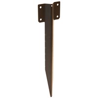 Perry Single Sleeper Straight Support Spike 440mm X 115mm - Brown (47150000Br)