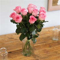 Pink Rose Letter Box Flowers